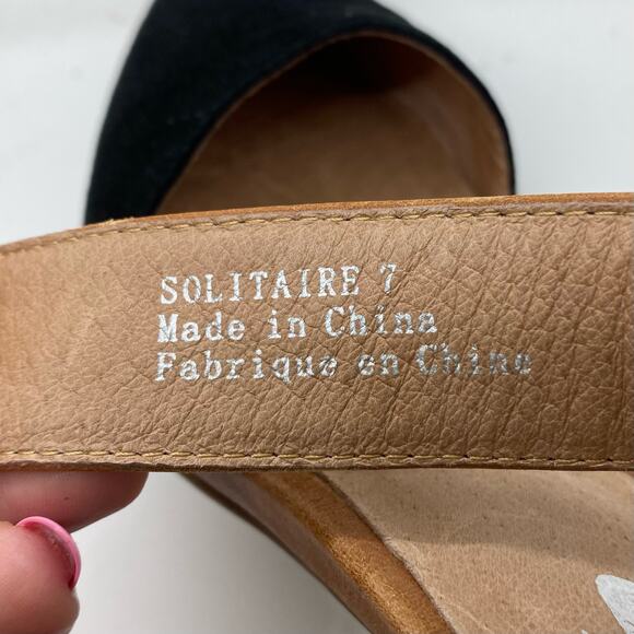 Jeffrey Campbell x Free People Solitaire Leather Ankle Strap Heel size 7 - Picture 7 of 7